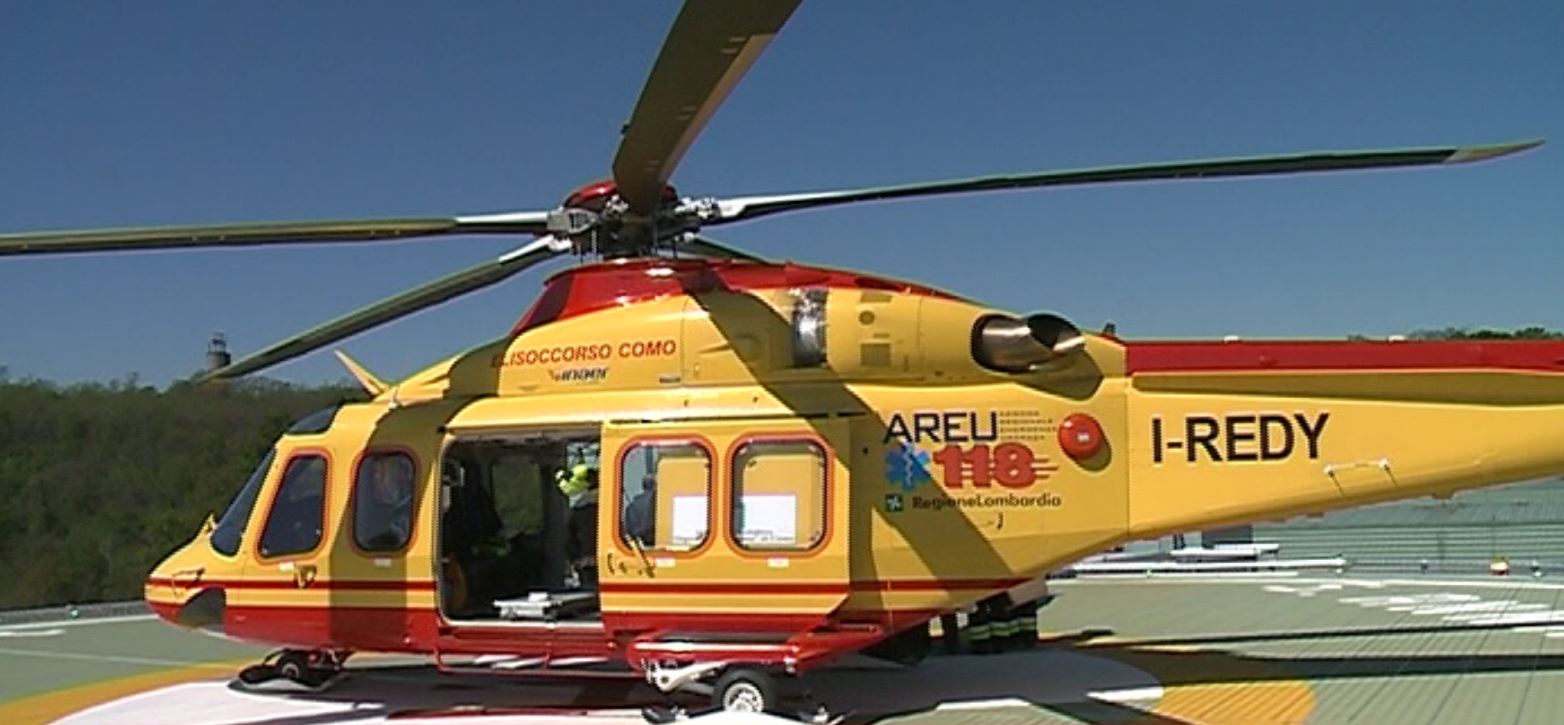 Elisoccorso. Incidente Cantù