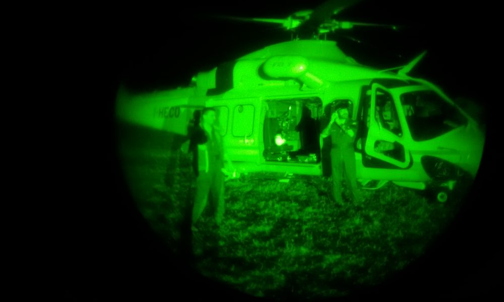Interventi di soccorso durante la notte, l’elicottero del 118 potrà usare anche il verricello
