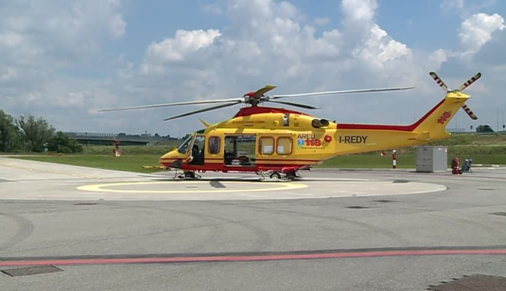 Infortunio sul lavoro a Inverigo, 40enne portato al Sant’Anna con l’elisoccorso