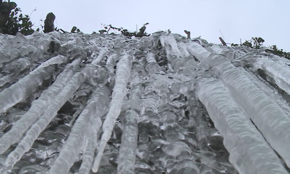 VIDEO Non solo disagi, le mille sfumature del gelo e l’enorme parete di ghiaccio in via Scalabrini