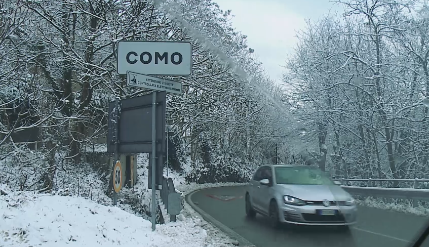 Vento, pioggia e neve. Anche sul Lario la perturbazione dell’Immacolata