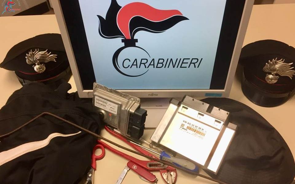 Doppio furto d’auto, 55enne di Mozzate denunciato dai carabinieri