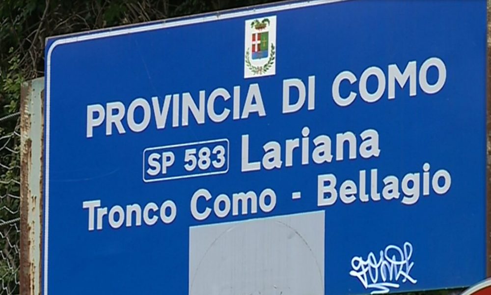 Cantieri stradali, lavori sulla Lariana nel Comune di Lezzeno