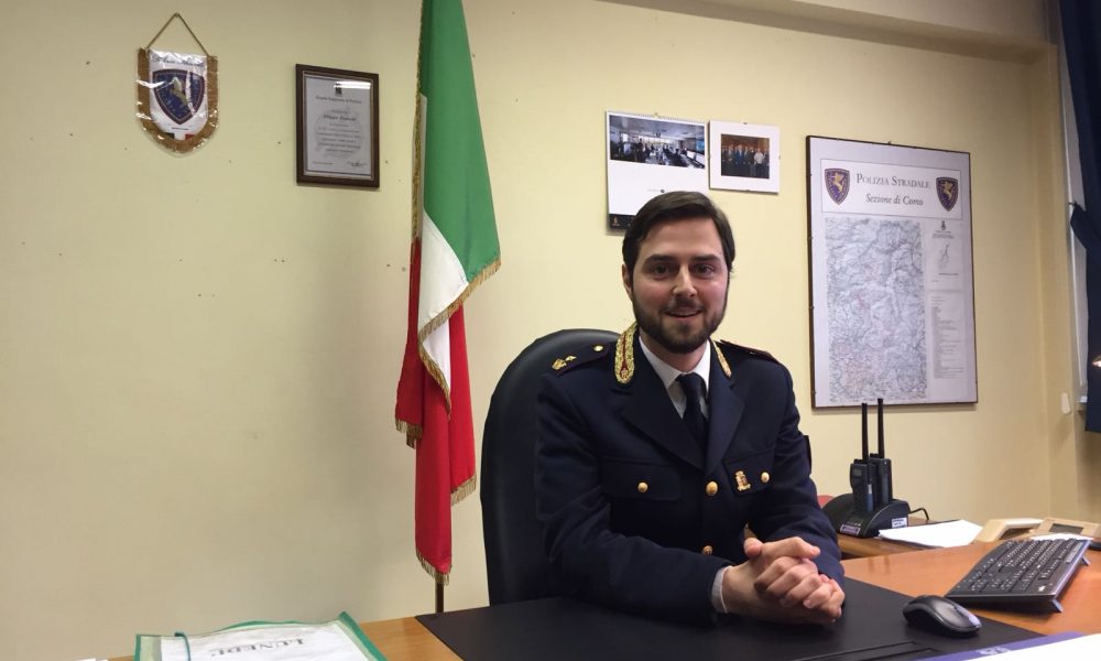Polizia stradale, nel 2017 sei multe al giorno e 500 patenti ritirate. Insediato il nuovo comandante