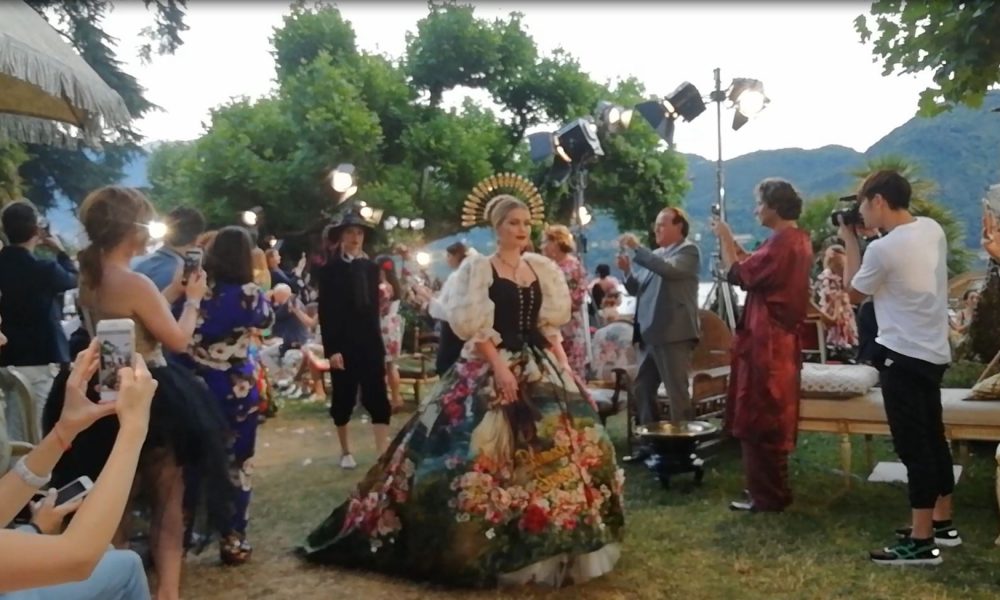 Dolce & Gabbana, oggi l’evento “Alta Sartoria” a Villa Carlotta e domani il gran finale