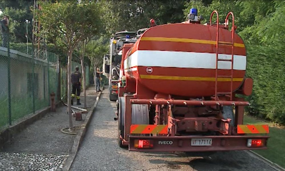 Emergenza idrica a Lurago d’Erba, guasto alla pompa. Sul posto i vigili del fuoco