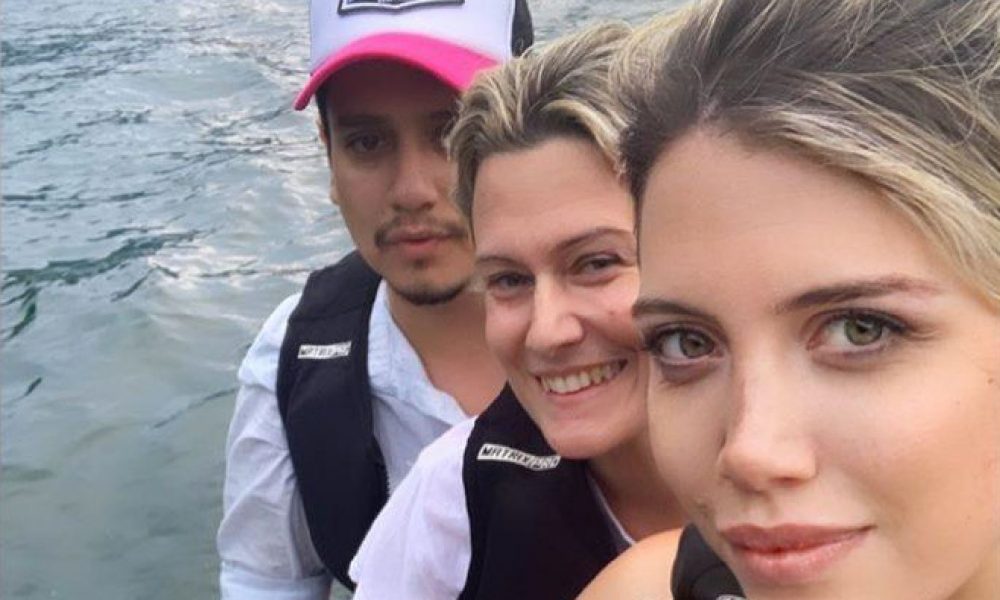 Disavventura sul lago di Como per Wanda Nara, si ribalta con la moto d’acqua