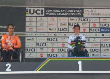 Cermenate in festa per la campionessa di handbike Roberta Amadeo