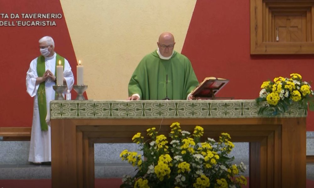 La messa su Etv: ieri la diretta dalla chiesa di Tavernerio