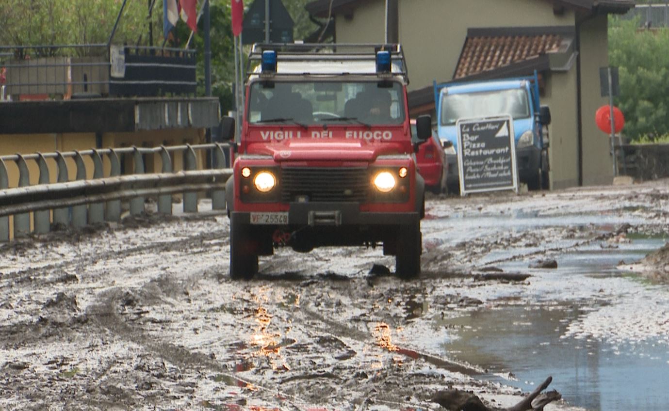 Riaperta la strada statale Regina in Altolago. Rientrati a casa i venti evacuati a Vercana