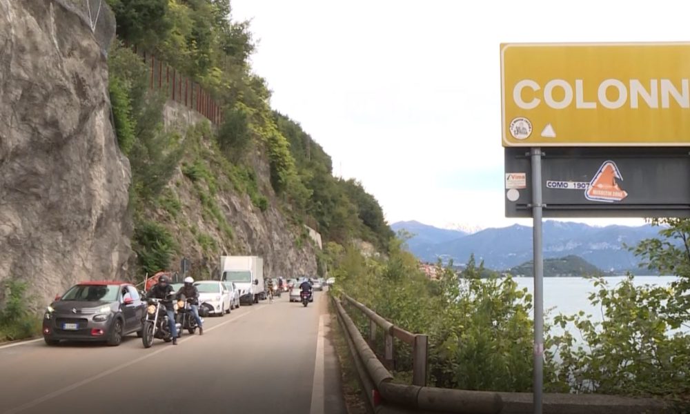 Frana, riaperta la statale Regina. Senso unico alternato ad Argegno almeno fino a venerdì