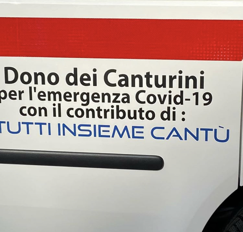 Pallacanestro Cantù e solidarietà. Donazioni per l’acquisto dei nuovi mezzi della Croce Rossa