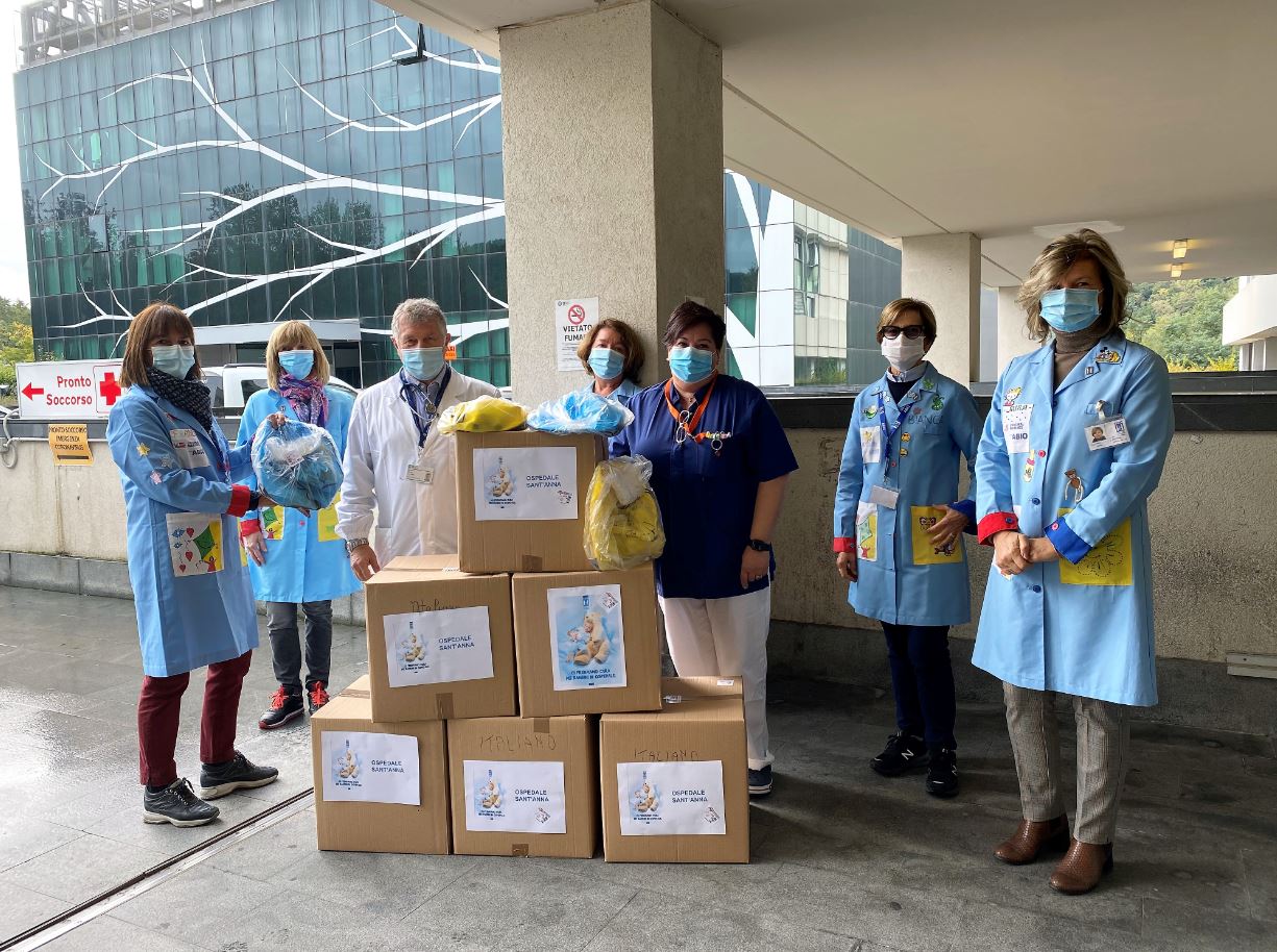 L’associazione Abio Como dona cento zainetti ricreativi alle Pediatrie degli ospedali di San Fermo e Cantu’