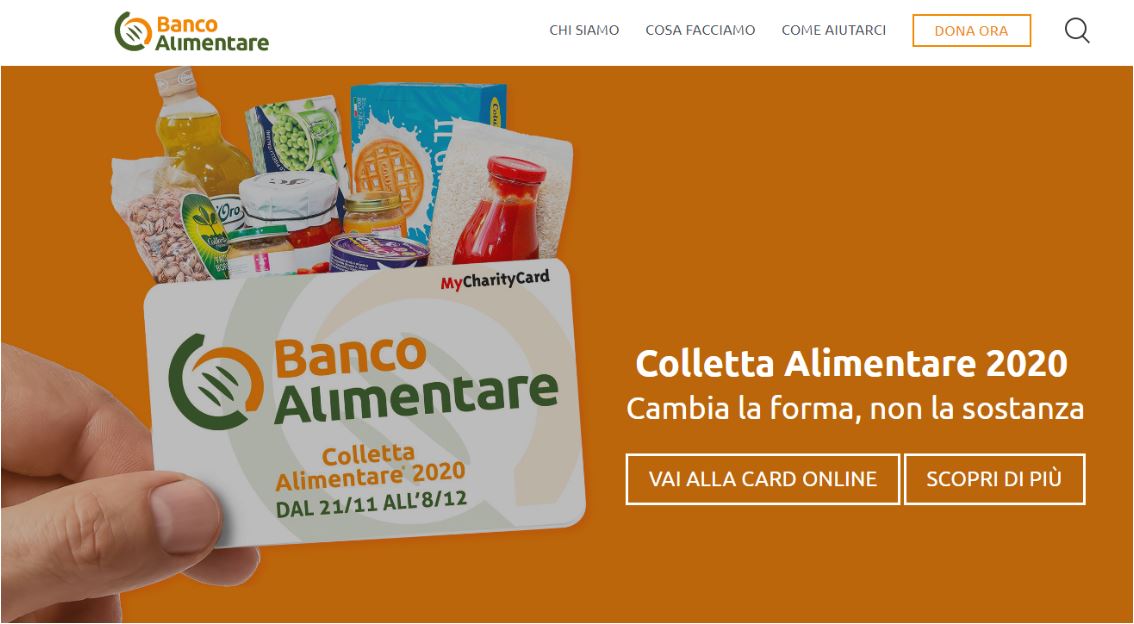 Prosegue la “Colletta Alimentare 2020”: c’è tempo fino all’8 dicembre per acquistare le card