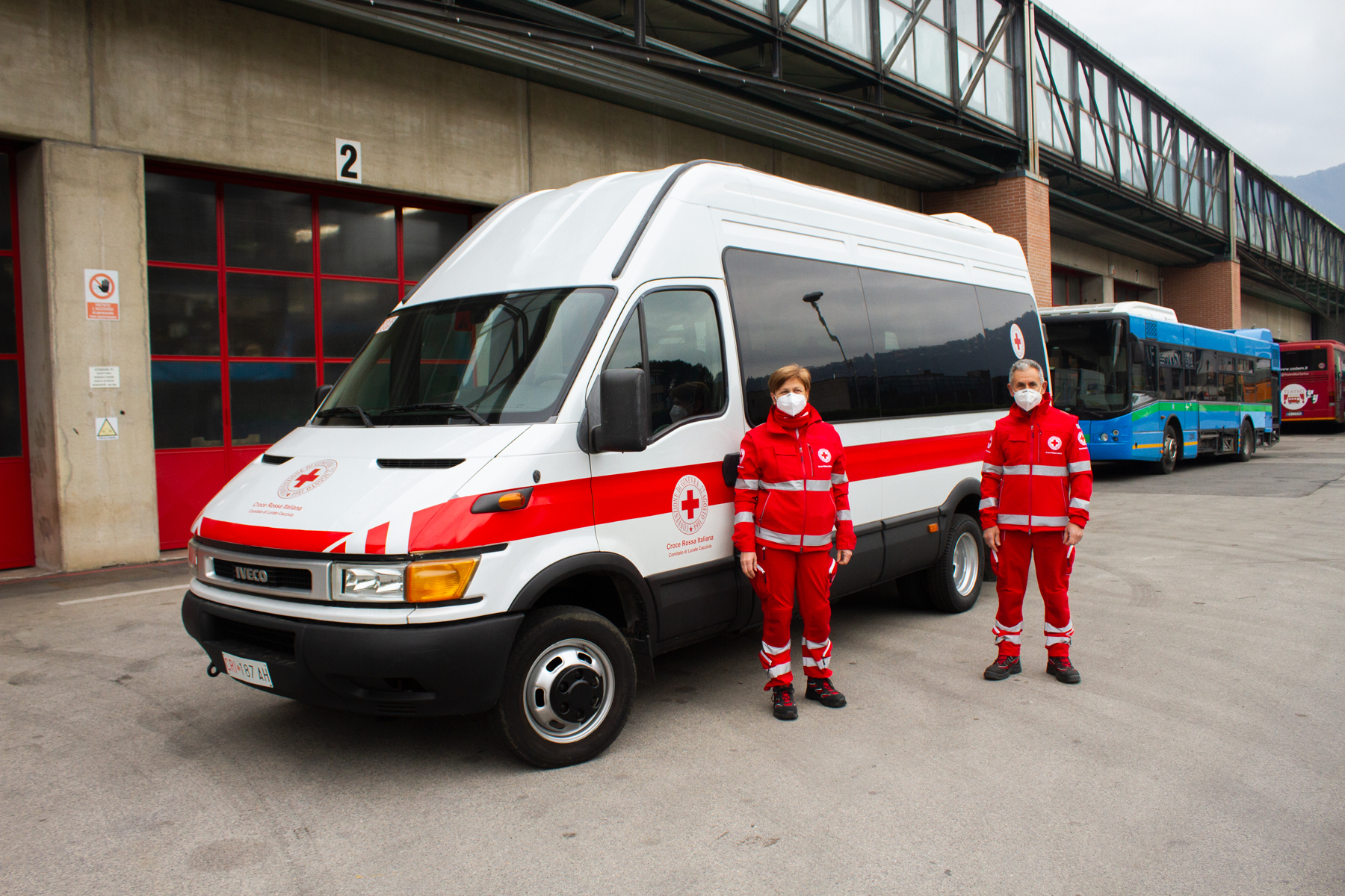 ASF Autolinee dona un mezzo alla Croce Rossa di Lurate Caccivio