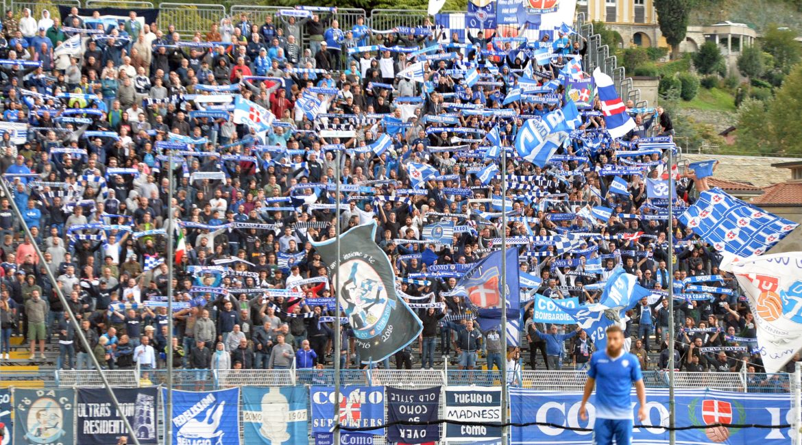 Calcio, Como – Ascoli: da giovedì biglietti in vendita per la partita di sabato 11 settembre