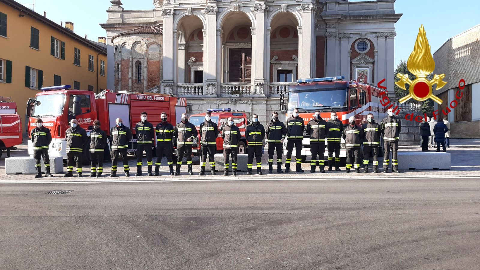 I Vigili del Fuoco di Appiano Gentile festeggiano 121 anni