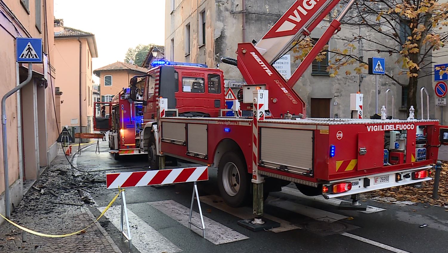 Alserio, incendio in via Carcano. Malore grave per un’anziana che muore in ospedale