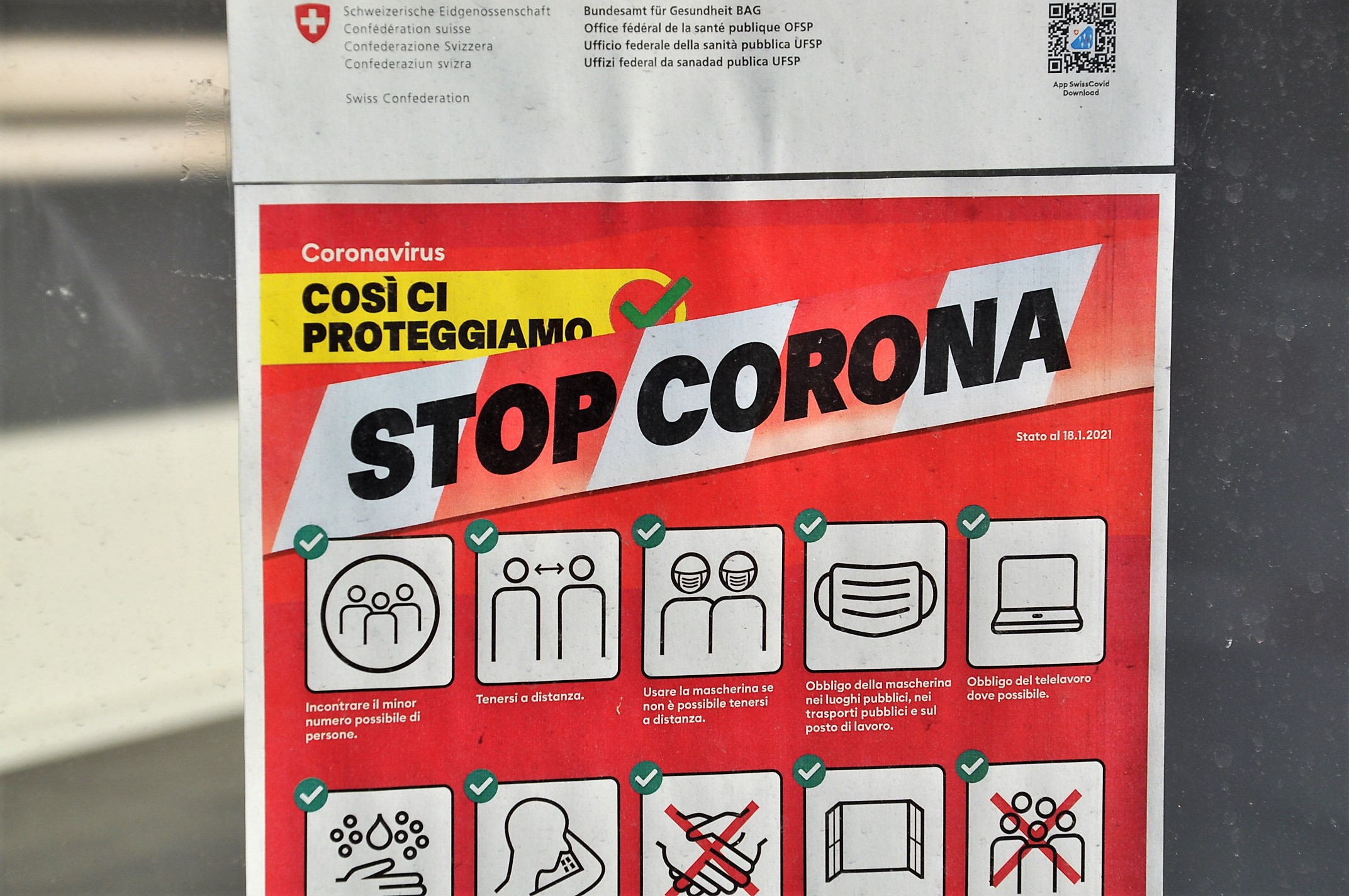 Contagi sopra i 2mila casi in Canton Ticino