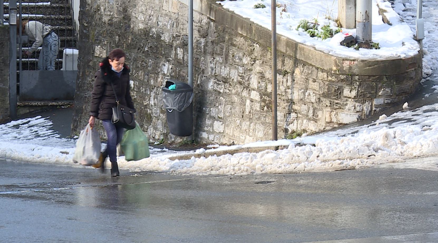 Como ghiaccio strada