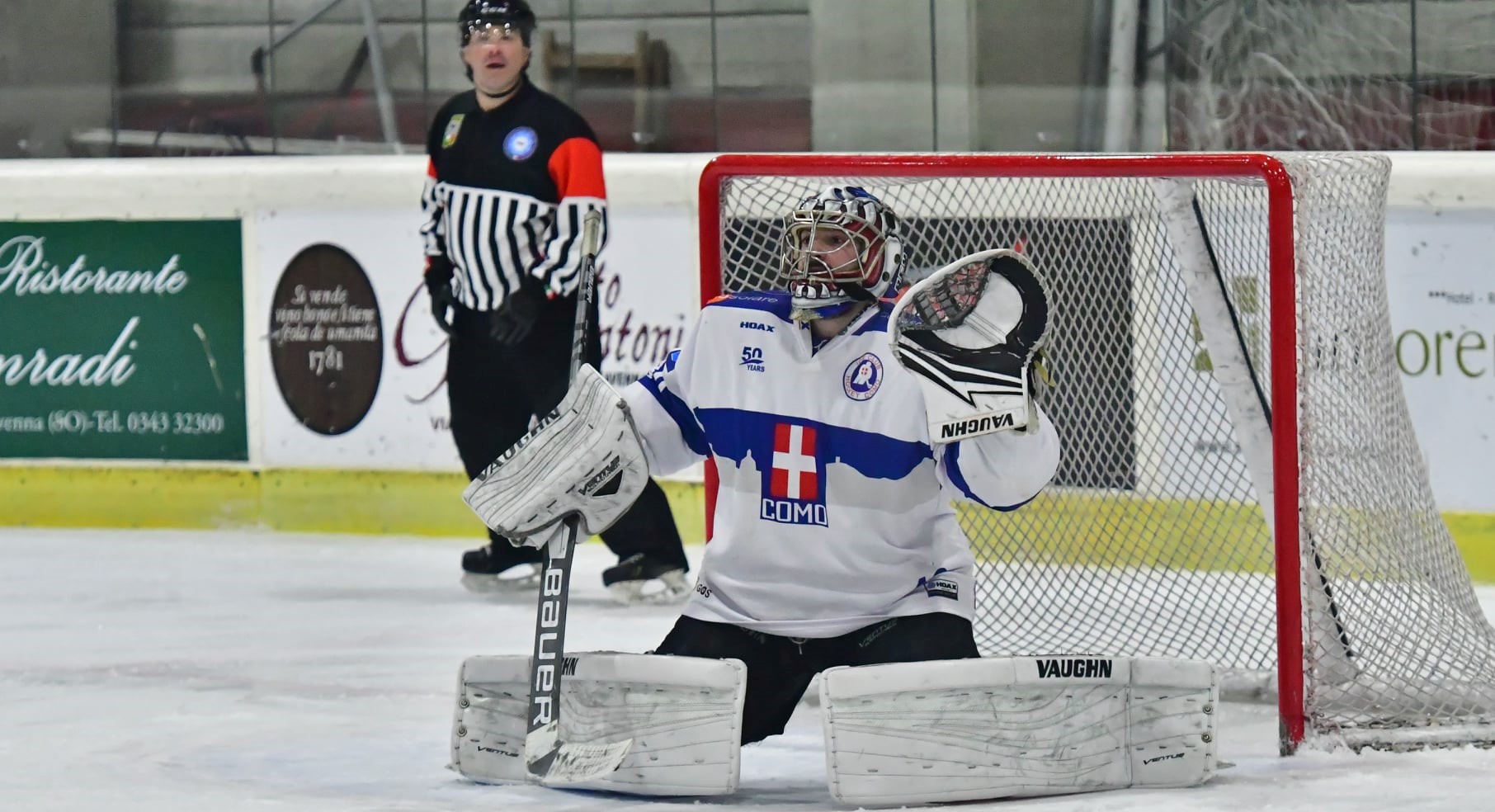 Hockey Como sul ghiaccio contro l’Appiano