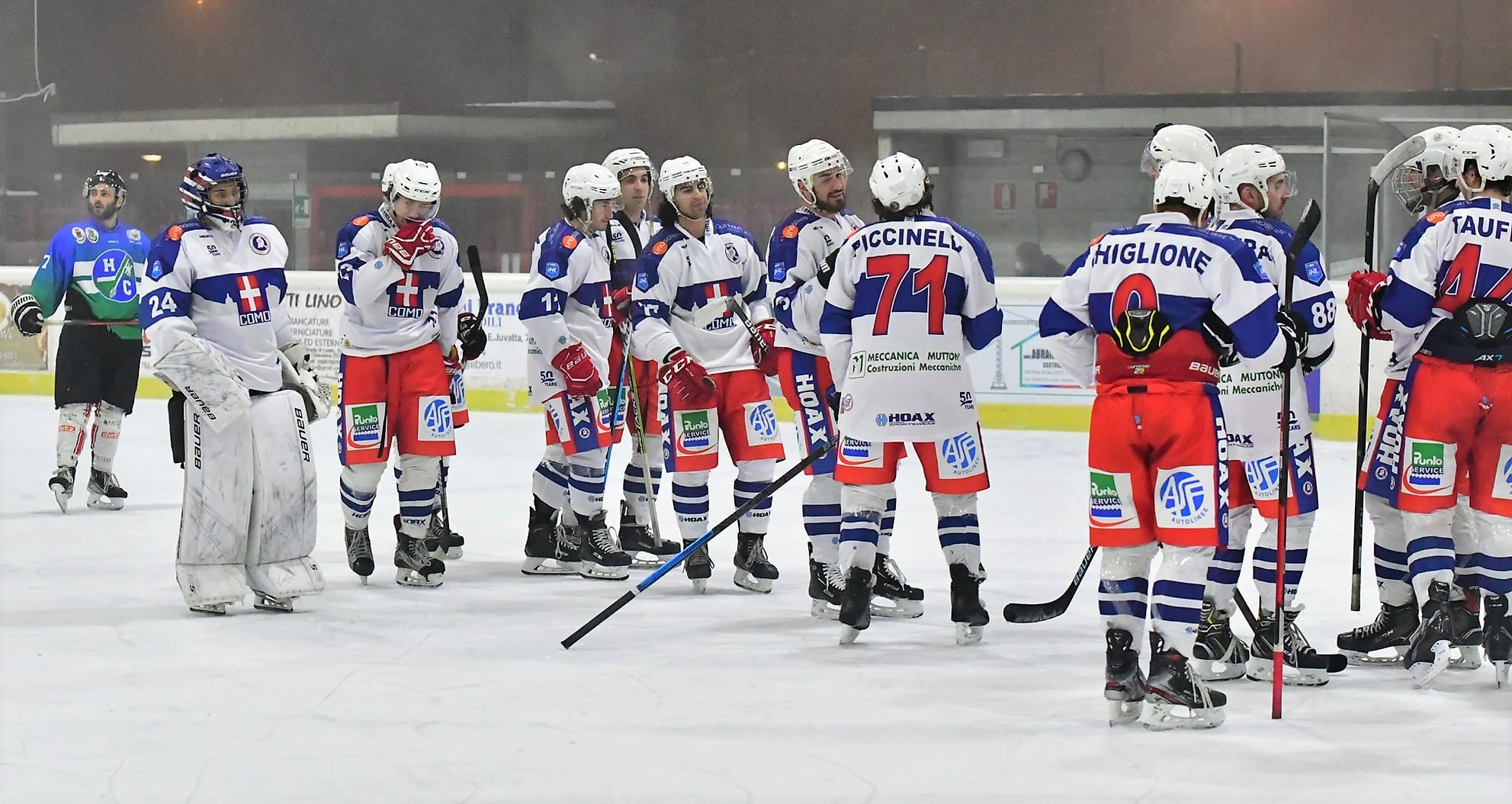 Falcons-Hockey Como posticipata per il Covid