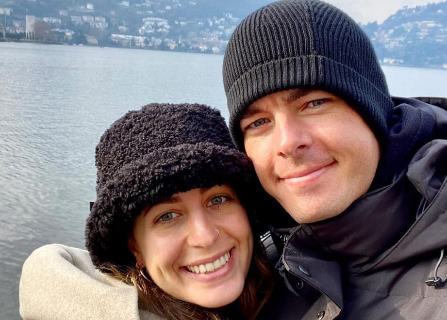 Il pilota Indycar McLaughlin sul Lario