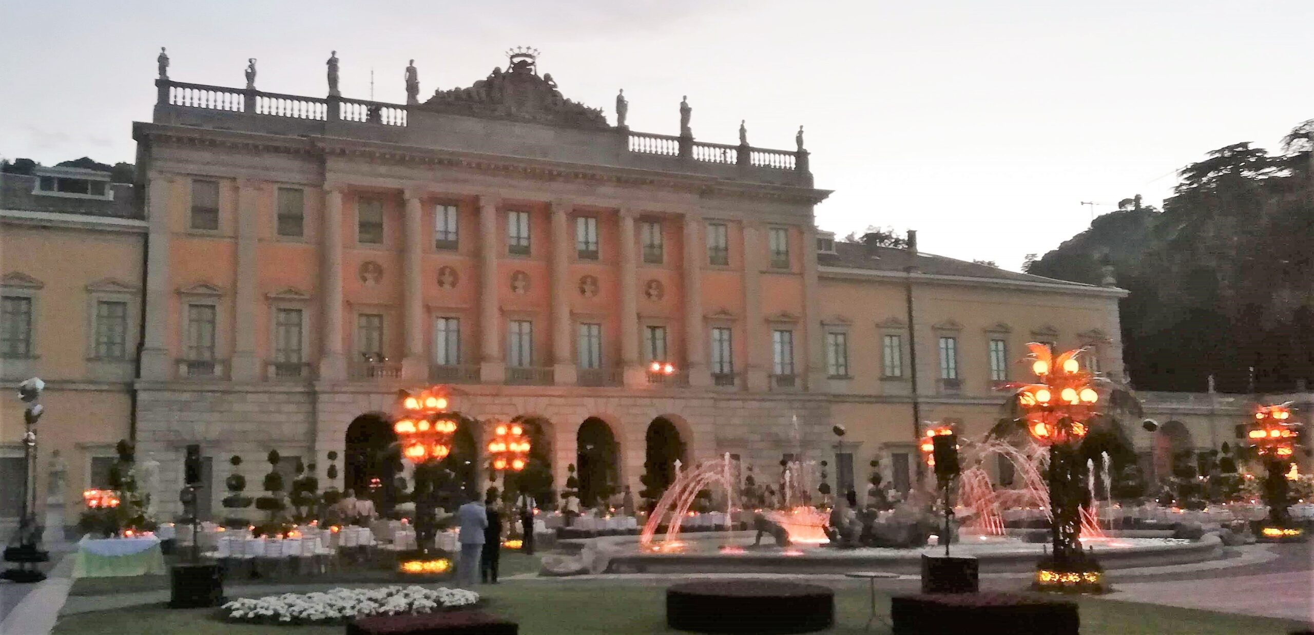 Matrimoni vip sul Lario, Villa Olmo blindata per un mese