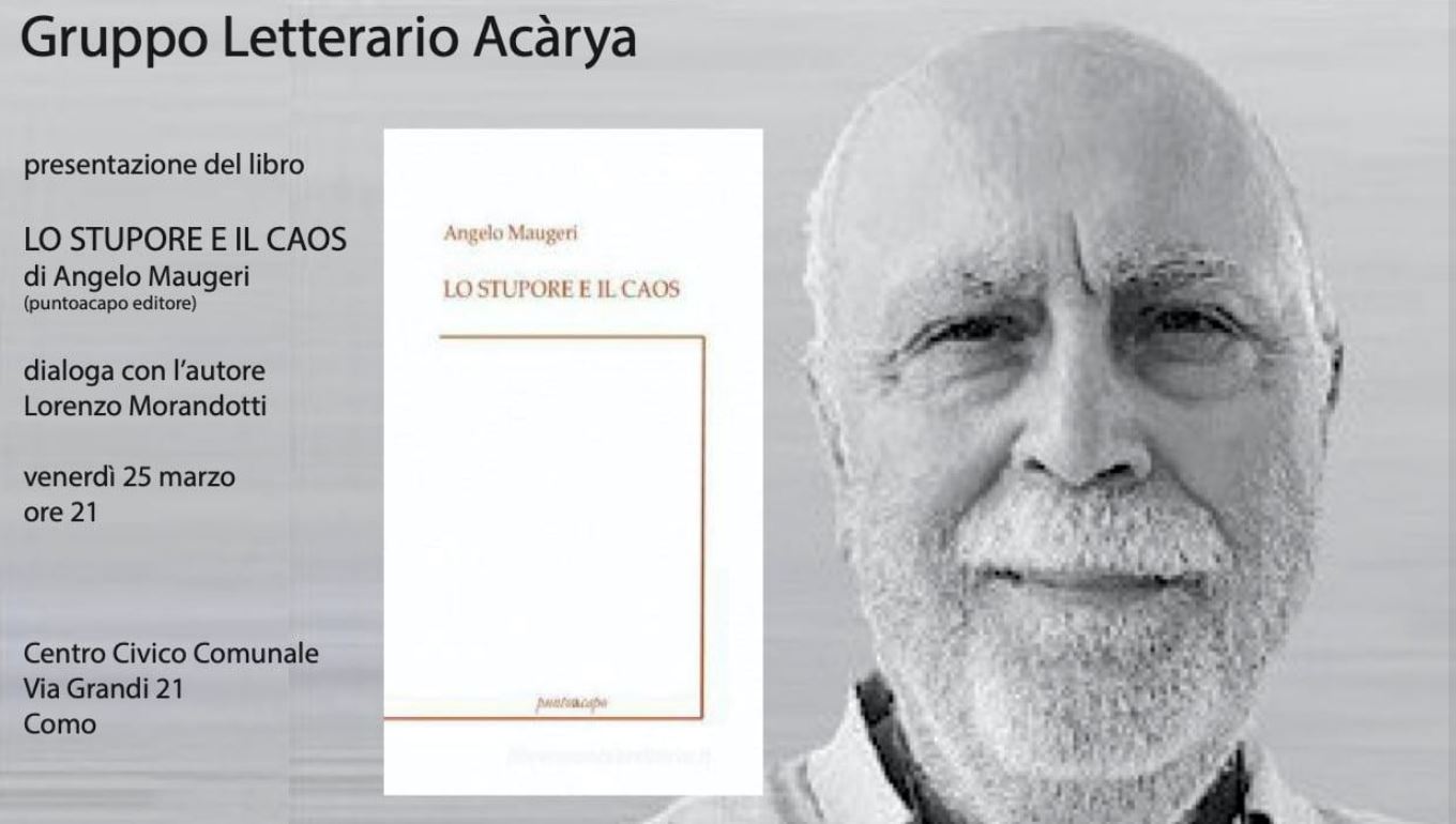 “Lo stupore e il caos”, venerdì la presentazione