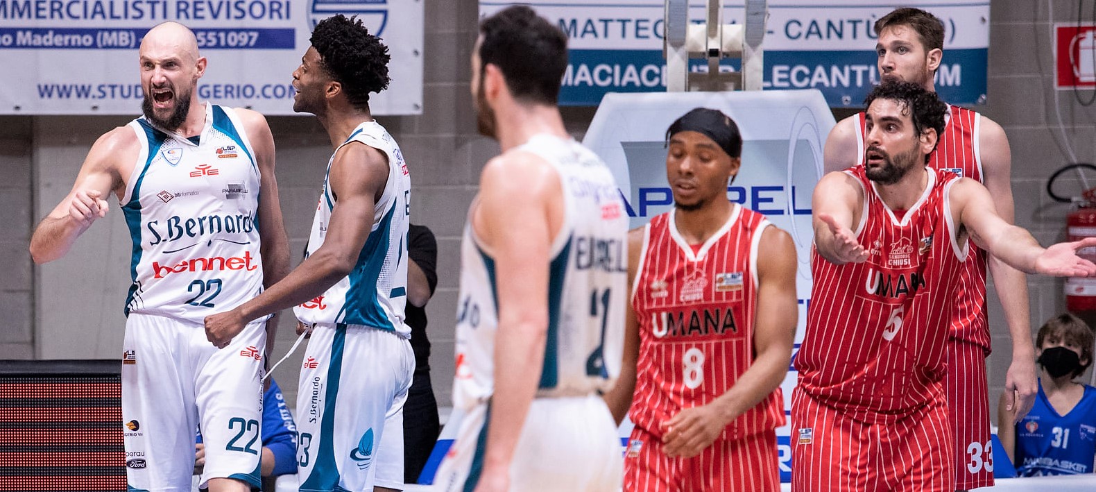 Cantù rialza la testa nella gara con il Chiusi