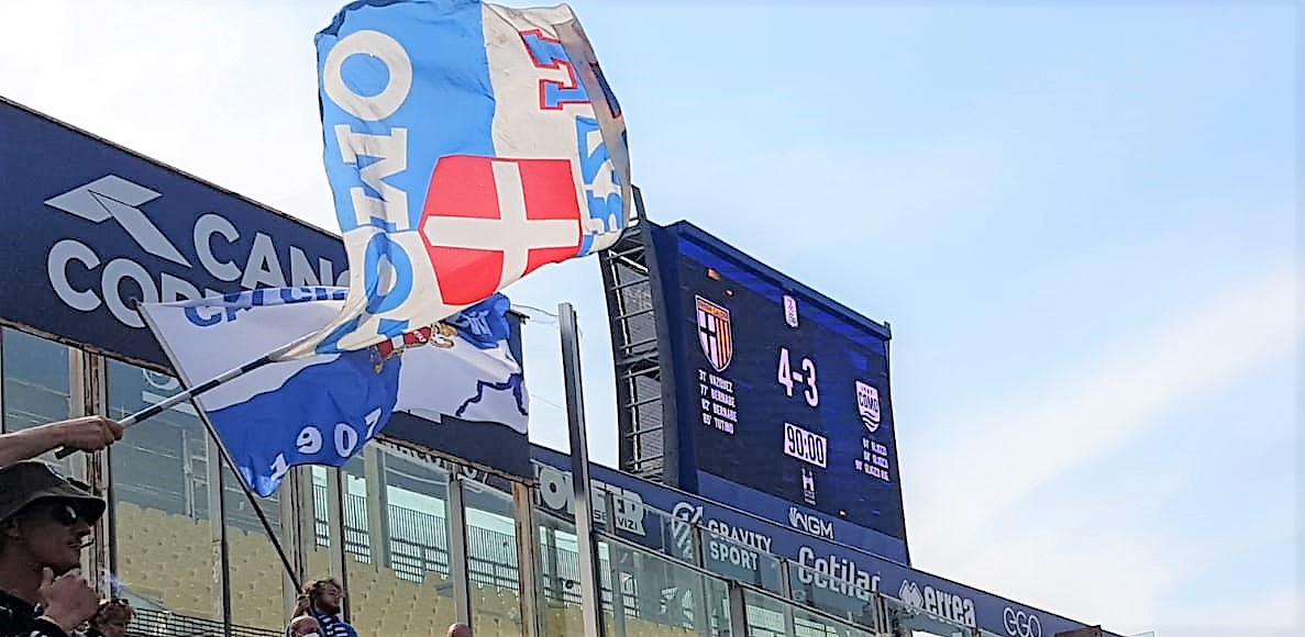 Partita rocambolesca a Parma: Como battuto per 4-3