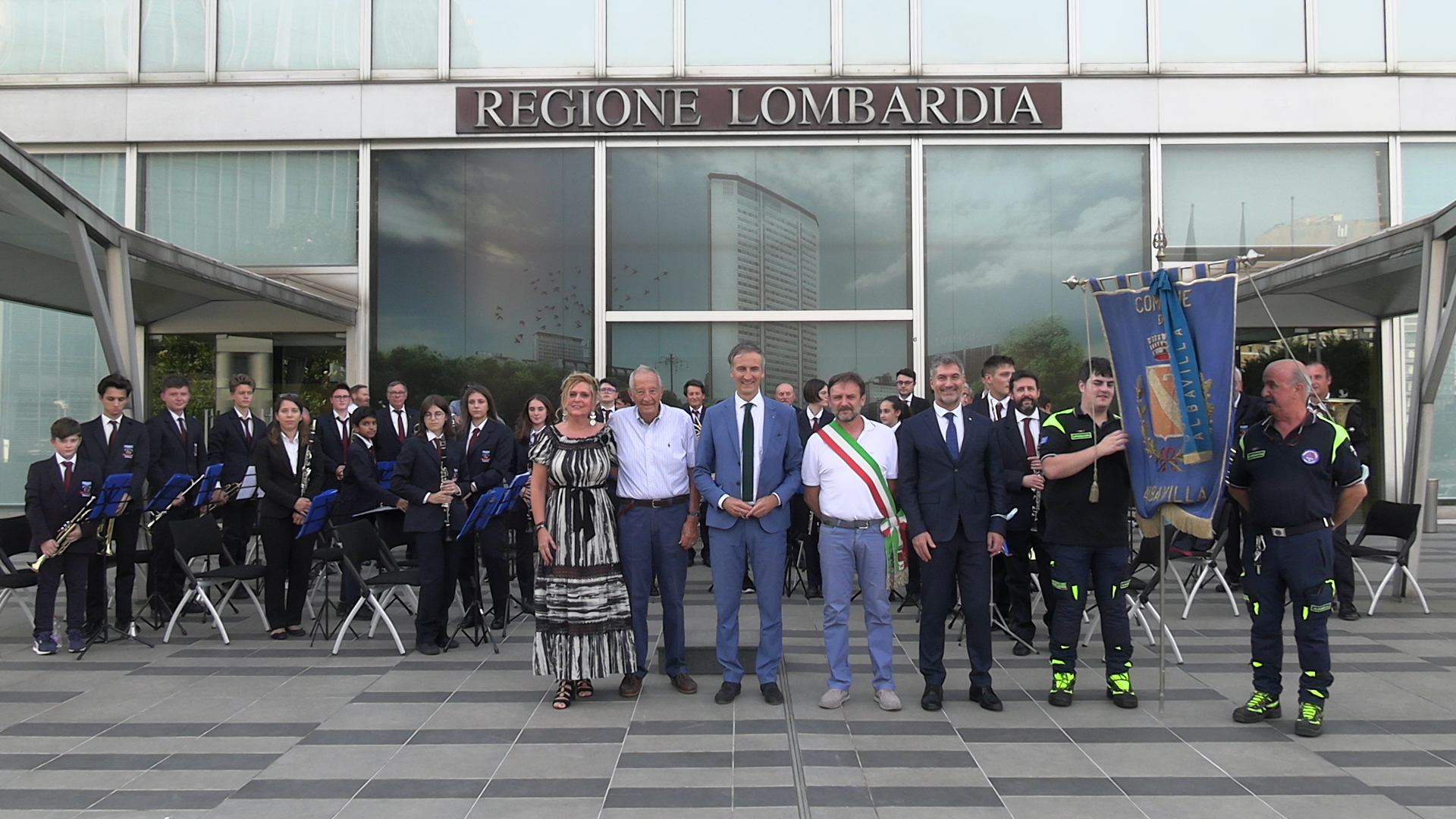 La banda di Albavilla compie 150 anni, esibizione speciale a Palazzo Pirelli