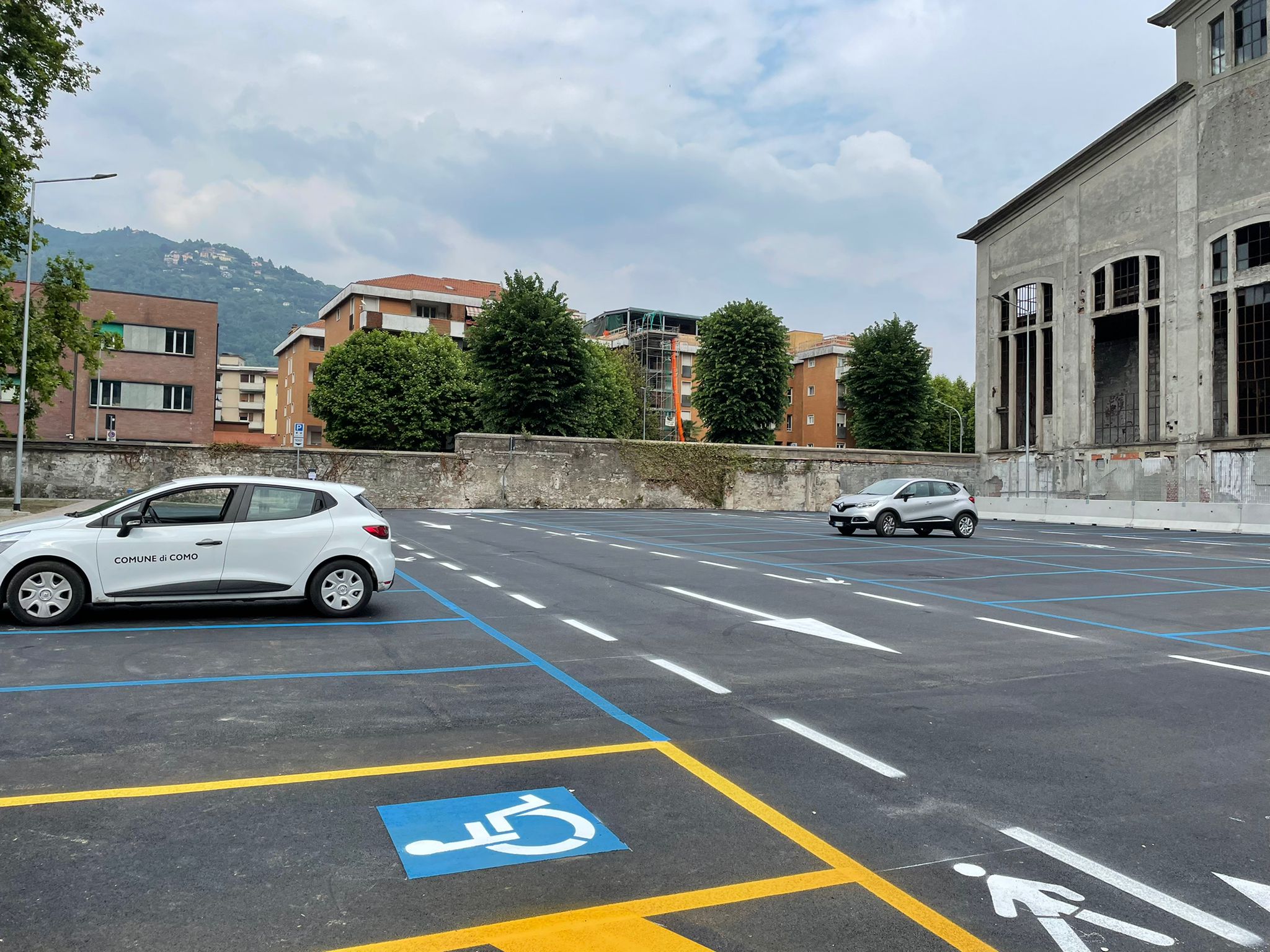 Aperto il nuovo parcheggio in Santarella