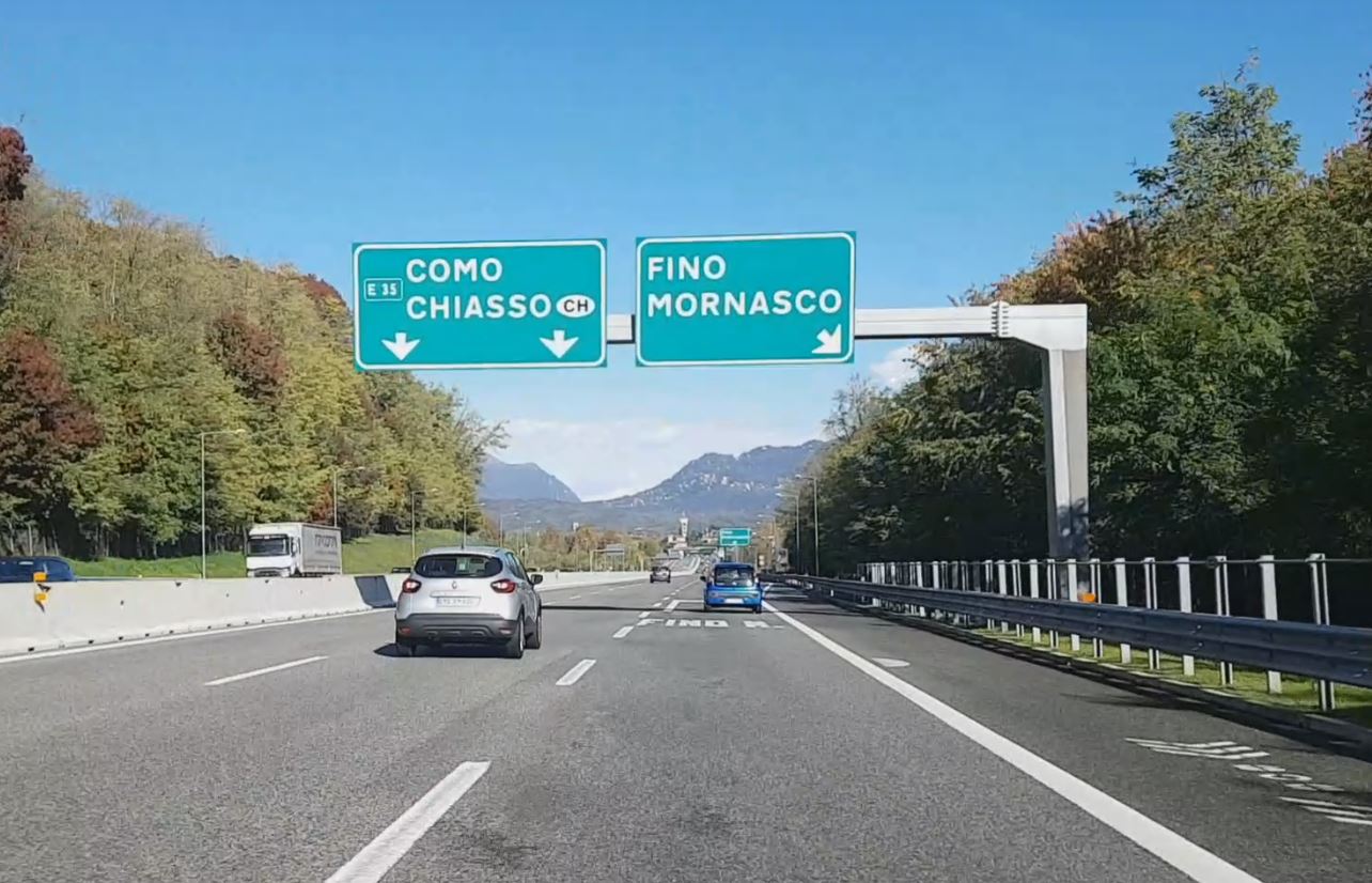 Autostrada A9 Lainate-Como-Chiasso, chiusa per una notte la stazione di Fino Mornasco