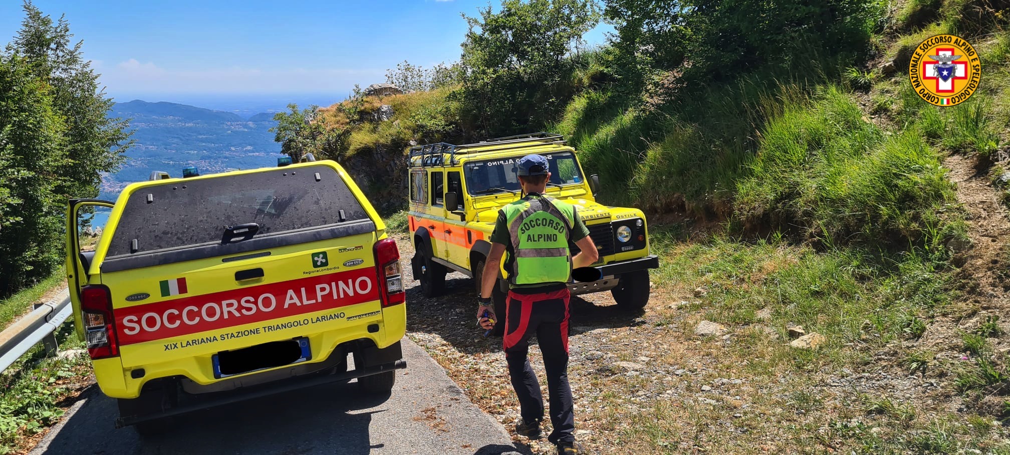 Canzo, cade e si ferisce al ginocchio. Intervento del Soccorso alpino