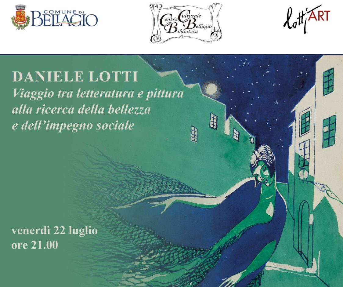 Incontro con l’autore: Daniele Lotti il 22 luglio alla biblioteca comunale di Bellagio