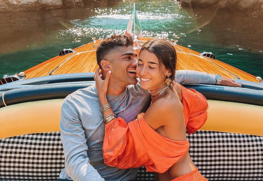 Il campione di moto Jorge Martin sul Lario