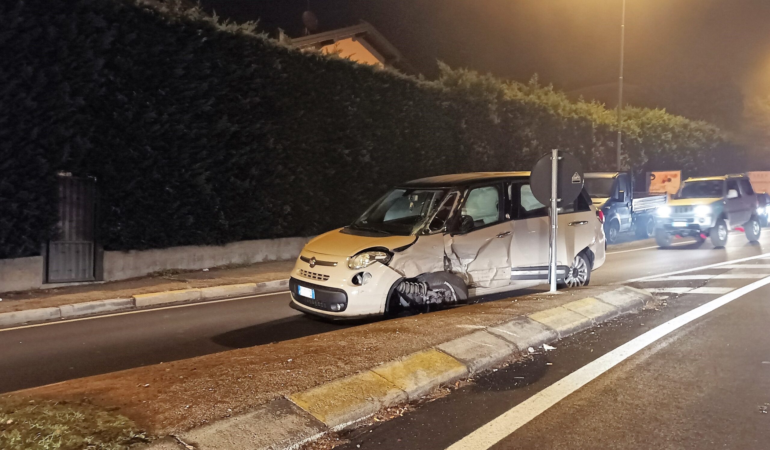 Incidente fra Lipomo e Tavernerio, tre persone coinvolte