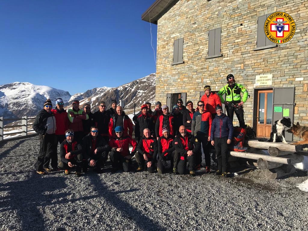 Val Cavargna, le esercitazioni del soccorso alpino