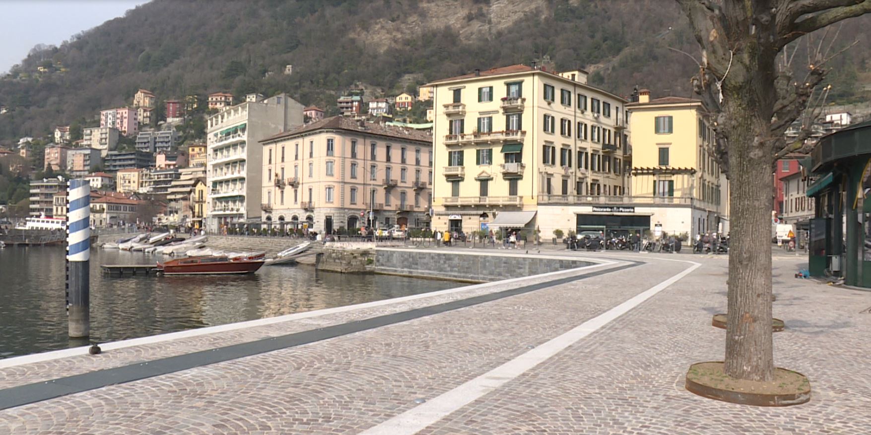 Paratie di Como, a inaugurare il primo tratto di passeggiata anche l’assessore Sertori