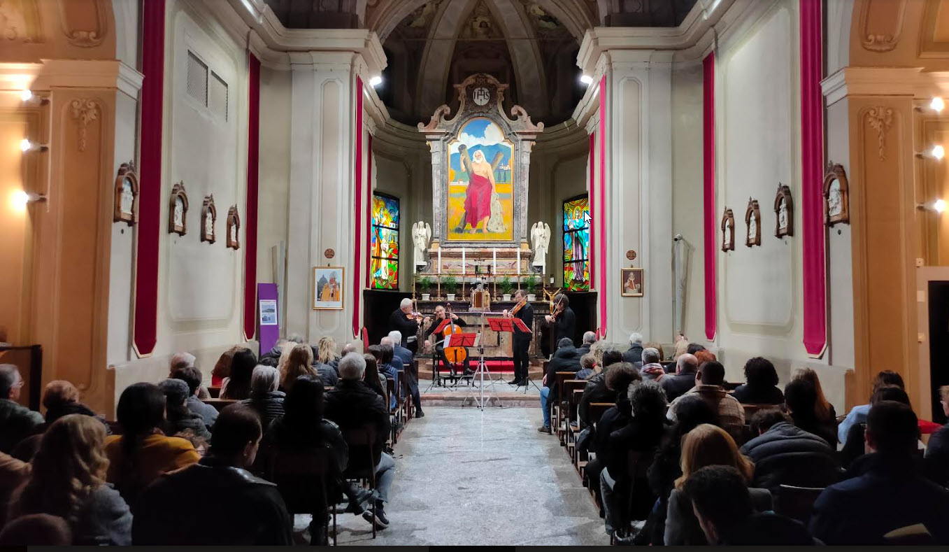 Alzate Brianza, successo per il concerto del quartetto Altemps