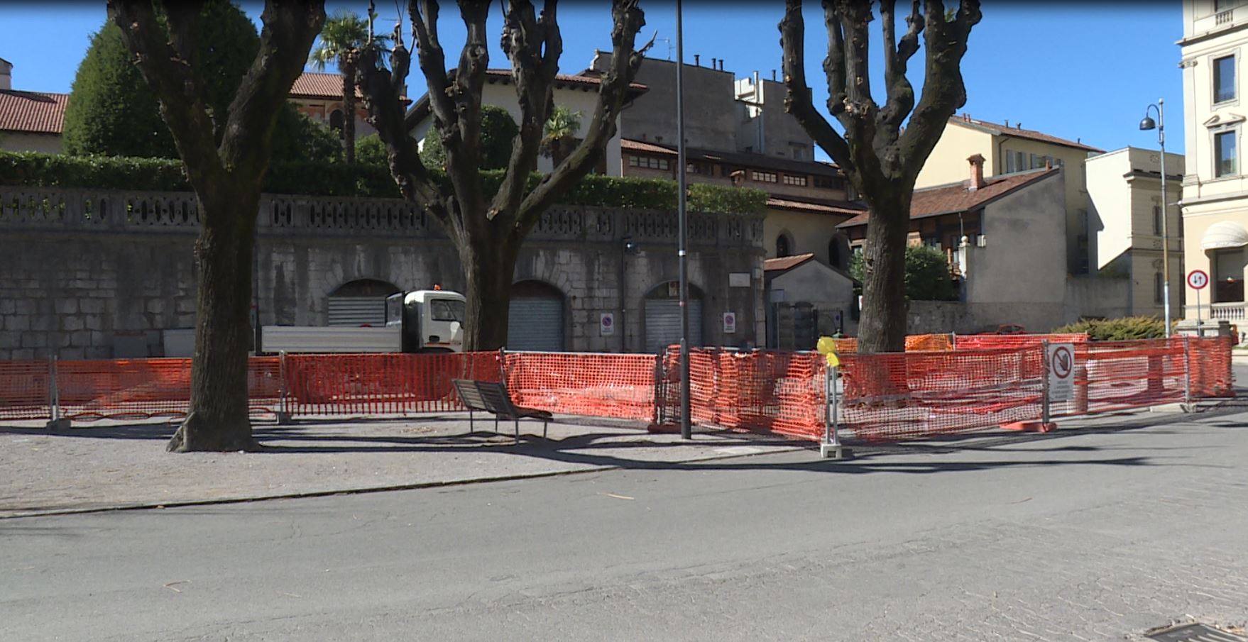 Piazza Roma a Como, al via il cantiere per il parcheggio residenti