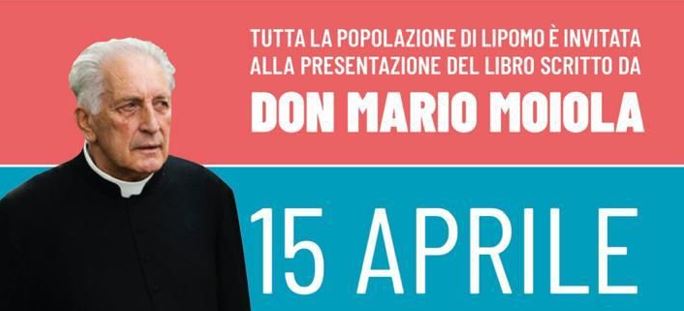 A Lipomo domani la presentazione del libro scritto da don Mario Moiola