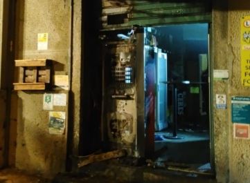 Inverigo, incendio in un bar nella notte. Indagini dei carabinieri