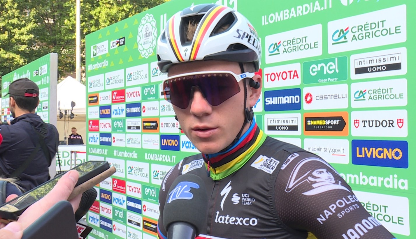 Evenepoel sul Lario, il ricordo dell’incidente al Lombardia 2020 e la promessa: “In vacanza sul Lago di Como”