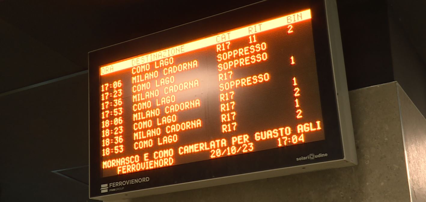 Il venerdì nero dei trasporti. Sciopero e guasto: treni cancellati e in ritardo. Sulla A9 lunghe code