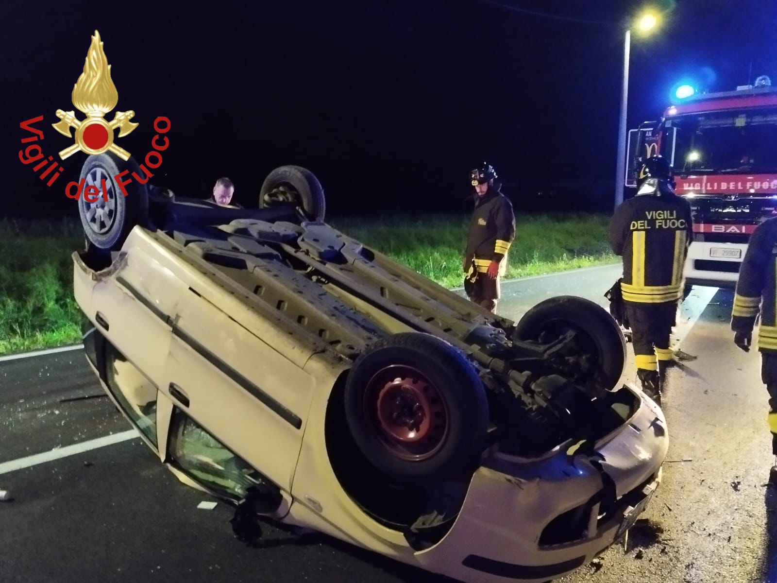 Incidente nella notte a Fino Mornasco