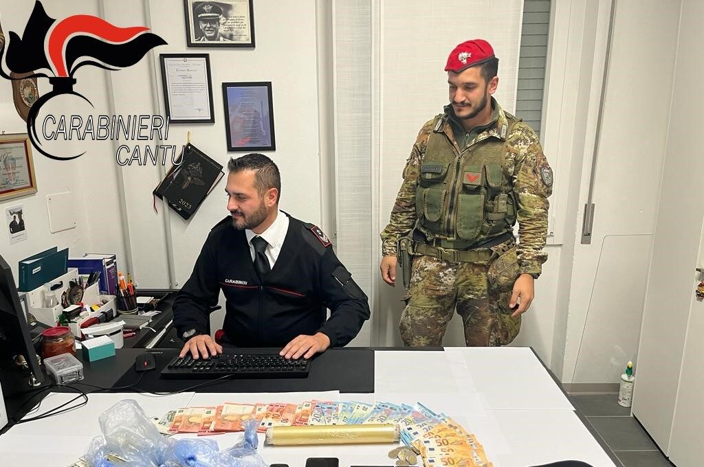 Inverigo, smantellato un bivacco dello spaccio: arrestato un 37enne straniero