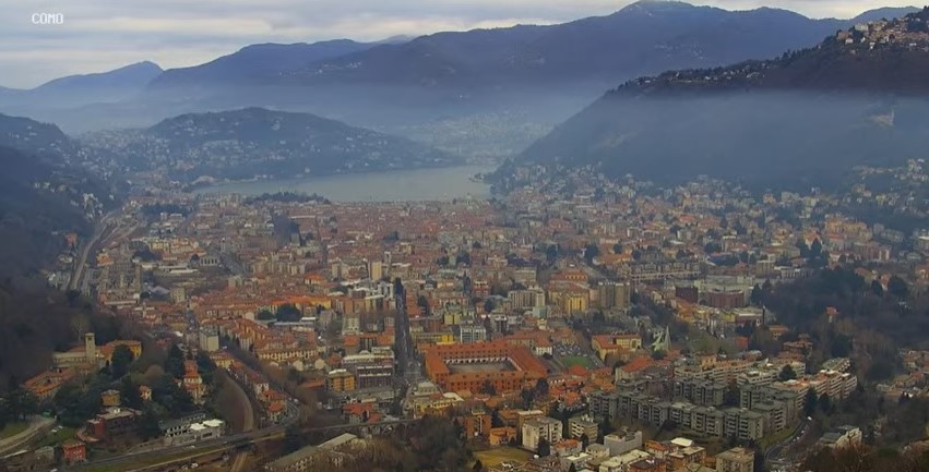 Meteo sul Lario, cielo nuvoloso ma senza precipitazioni