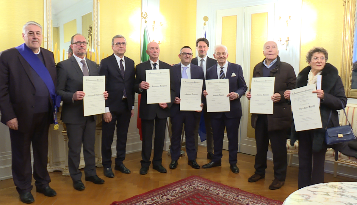 Onorificenze dell’Ordine “Al Merito della Repubblica Italiana” a sei comaschi